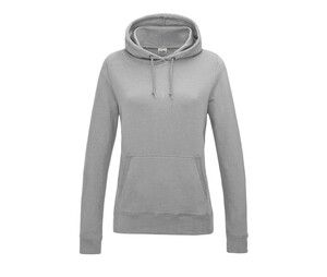 AWDIS JH01F - Sweat capuche femme Heather Grey