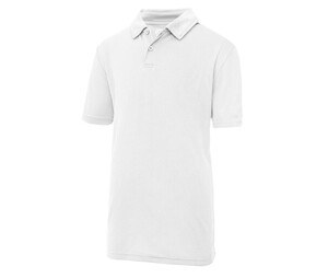 JUST COOL JC040J - Polo enfant respirant Arctic White