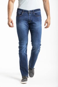 RICA LEWIS RL703 - Jean homme droit stretch stone Blue