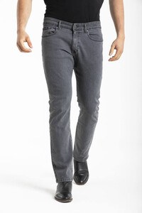 RICA LEWIS RL704 - Jean homme droit stretch Gris