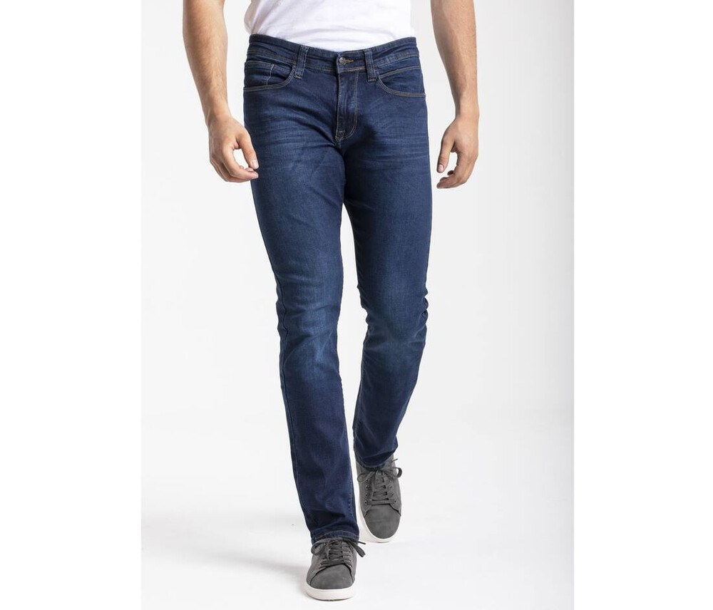 Men's-slim-fit-brushed-stretch-stone-jeans-Wordans