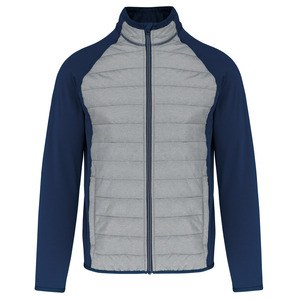 Proact PA233 - Veste sport bi-matière Marl Grey / Sporty Navy