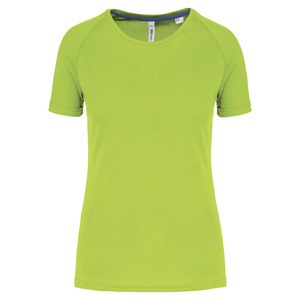 Proact PA4013 - T-shirt de sport à col rond recyclé pour femme Lime