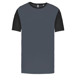 Proact PA4023 - T-shirt manches courtes bicolore adulte Sporty Grey / Black