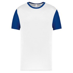 Proact PA4023 - T-shirt manches courtes bicolore adulte White / Dark Royal Blue