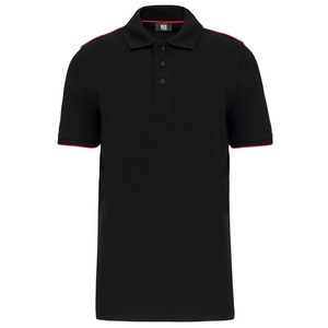 WK. Designed To Work WK270 - Polo contrastant manches courtes homme DayToDay