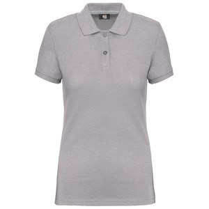 WK. Designed To Work WK275 - polo manches courtes Femme Oxford Grey