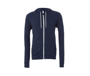 Bella+Canvas BE3739 - Sweat capuche zippé unisexe Navy