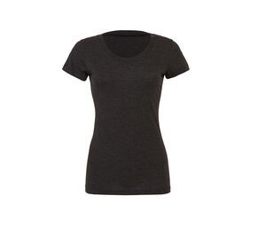 Bella+Canvas BE8413 - T-shirt femme Triblend Charcoal Black Triblend