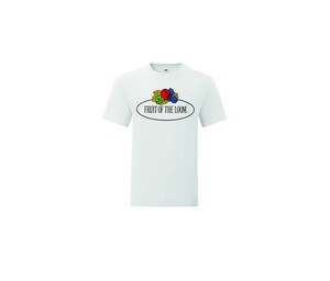 FRUIT OF THE LOOM VINTAGE SCV150 - T-shirt homme logo Fruit of the Loom White
