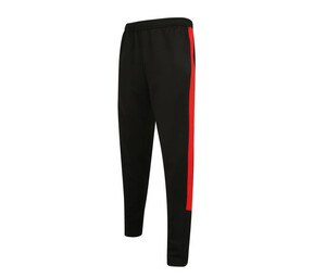 Finden & Hales LV881 - Pantalon de sport slim Noir/Rouge
