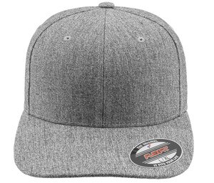 FLEXFIT 6277PS - Casquette 6 pans Heather Grey