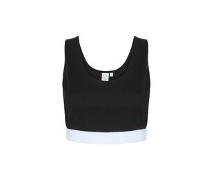 SF Women SK236 - Tee-shirt court femme Black / White