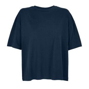 SOL'S 03807 - Boxy Women Tee Shirt Oversize Femme French Navy