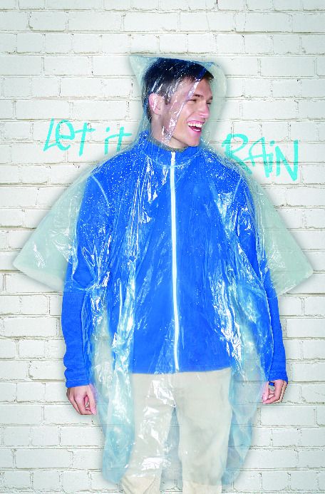 GiftRetail IT0972 - SPRINKLE Poncho de secours