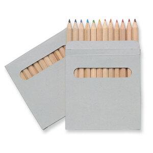 GiftRetail IT1047 - ARCOLOR Etui fenêtre 12 crayons
