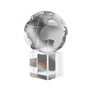 GiftRetail IT1537 - MUNDI Bloc Monde cristal Transparent