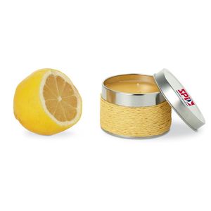 GiftRetail IT2873 - DELICIOUS Bougie parfumée Jaune