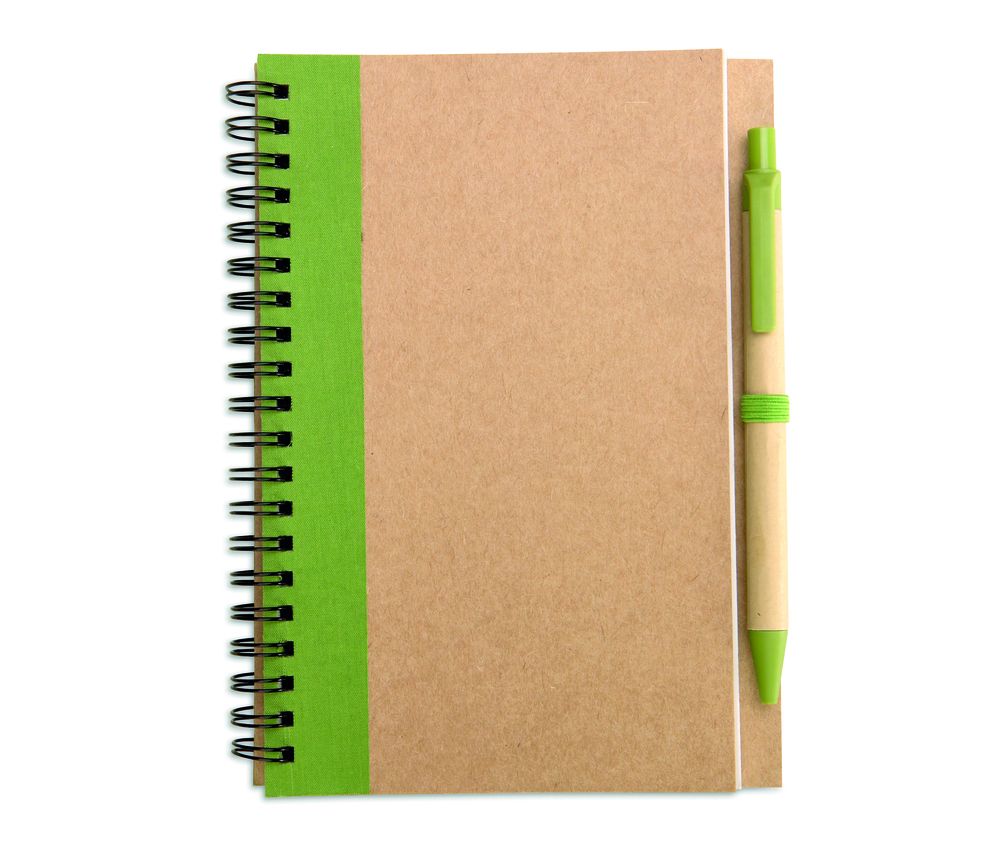 GiftRetail IT3775 - SONORA PLUS Bloc-notes recyclé et stylo