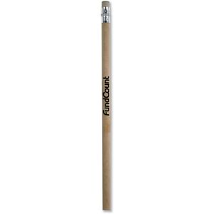 GiftRetail KC2494 - STOMP Crayon avec gomme Wood
