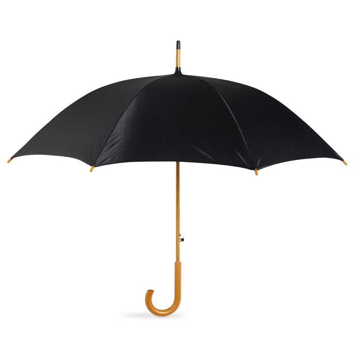 GiftRetail KC5131 - CUMULI Parapluie avec poignée en bois