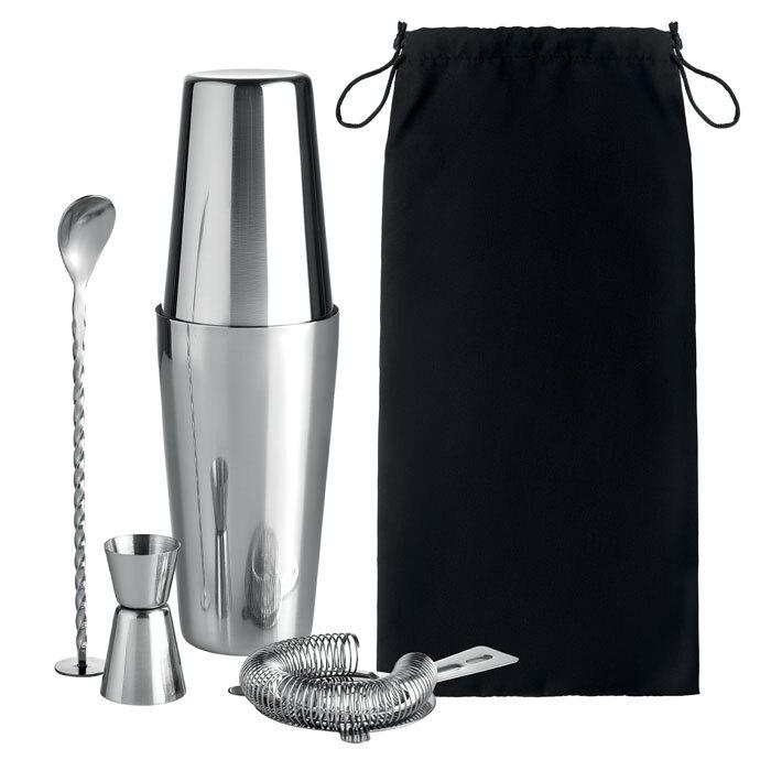 GiftRetail MO6224 - BOSTON Set pour cocktail en inox