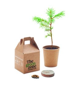 GiftRetail MO6228 - GROWTREE™ Un set, un pin Beige