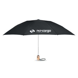 GiftRetail MO6265 - LEEDS Parapluie 190T RPET de 23'' Noir
