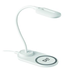 GiftRetail MO6349 - SATURN Lampe et chargeur de bureau Blanc