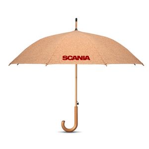 GiftRetail MO6494 - QUORA Parapluie en liège de 25 " Beige