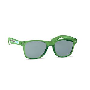 GiftRetail MO6531 - MACUSA Lunettes de soleil en RPET transparent green