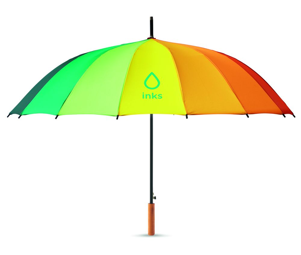 GiftRetail MO6540 - BOWBRELLA Parapluie arc-en-ciel 27 "