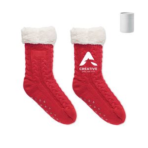 GiftRetail MO6573 - CANICHIE Paire de chaussettes Taille M Rouge