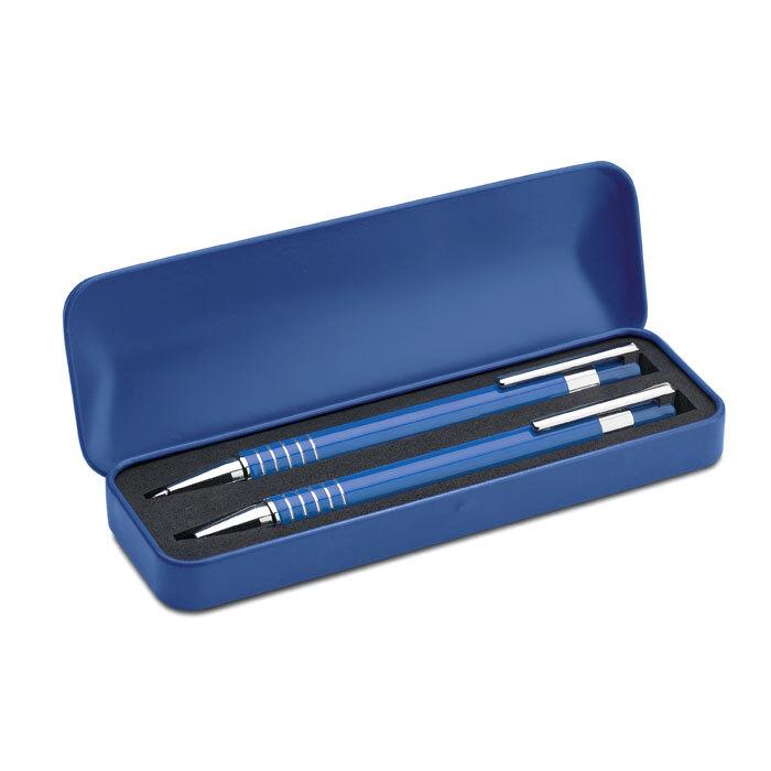 GiftRetail MO7323 - ALUCOLOR Set stylo bille étui métal