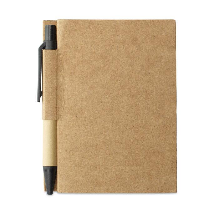 GiftRetail MO7626 - CARTOPAD Bloc-notes a/ mini-stylo rec.