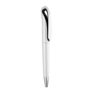 GiftRetail MO7793 - WHITESWAN Stylo à bille Twist en ABS