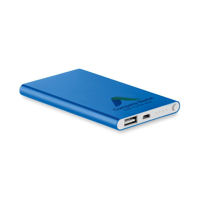 GiftRetail MO8735 - POWERFLAT Powerbank ultra plat 4000 mAh