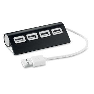 GiftRetail MO8853 - ALUHUB Duplicateur USB 4 ports