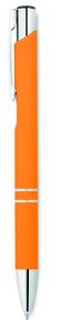 GiftRetail MO8857 - AOSTA Stylo bille poussoir finition Orange