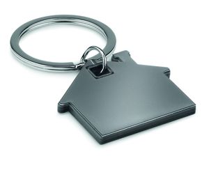 GiftRetail MO8877 - IMBA Porte-clés en forme de maison Noir