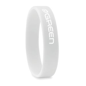 GiftRetail MO8913 - EVENT Bracelet en silicone. Blanc