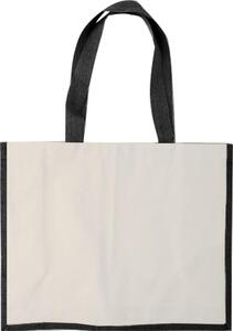 GiftRetail MO8967 - CAMPO DE FIORI Sac de courses en toile de jute noir