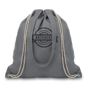 GiftRetail MO9041 - MOIRA Sac shopping à cordelette Gris