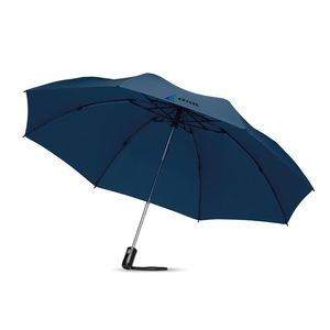GiftRetail MO9092 - DUNDEE FOLDABLE Parapluie réversible pliable Bleu