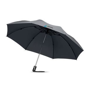 GiftRetail MO9092 - DUNDEE FOLDABLE Parapluie réversible pliable Gris