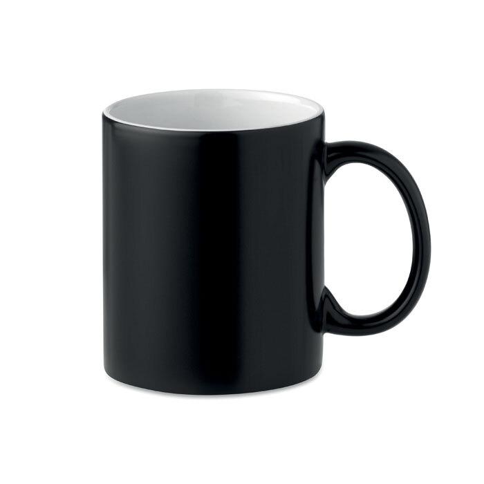 GiftRetail MO9156 - SUBLIDARK Mug noir sublimation 300ml