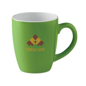 GiftRetail MO9242 - COLOUR TRENT Mug coloré en céramique 290 ml Green
