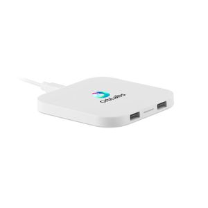 GiftRetail MO9309 - UNIPAD Chargeur sans fil 4000 mAh Blanc