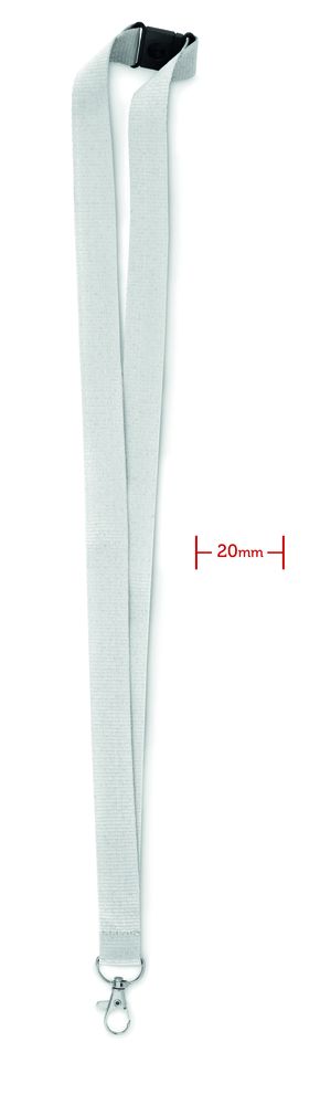 GiftRetail MO9354 - PANY Lanyard crochet métal 20mm