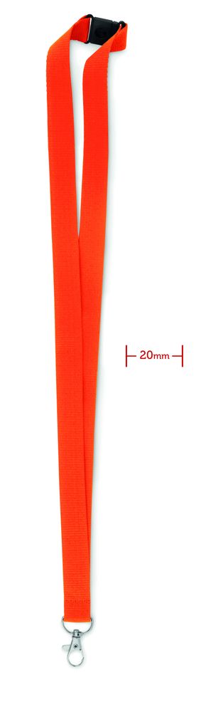 GiftRetail MO9354 - PANY Lanyard crochet métal 20mm